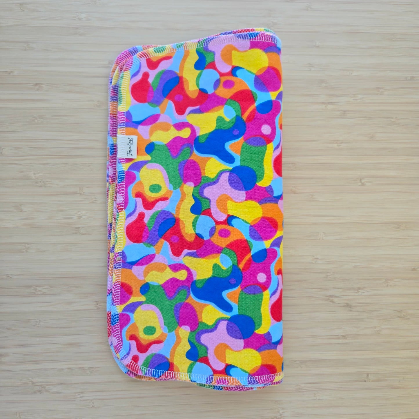 Paperless Reusable Towels | Rainbow Swirl