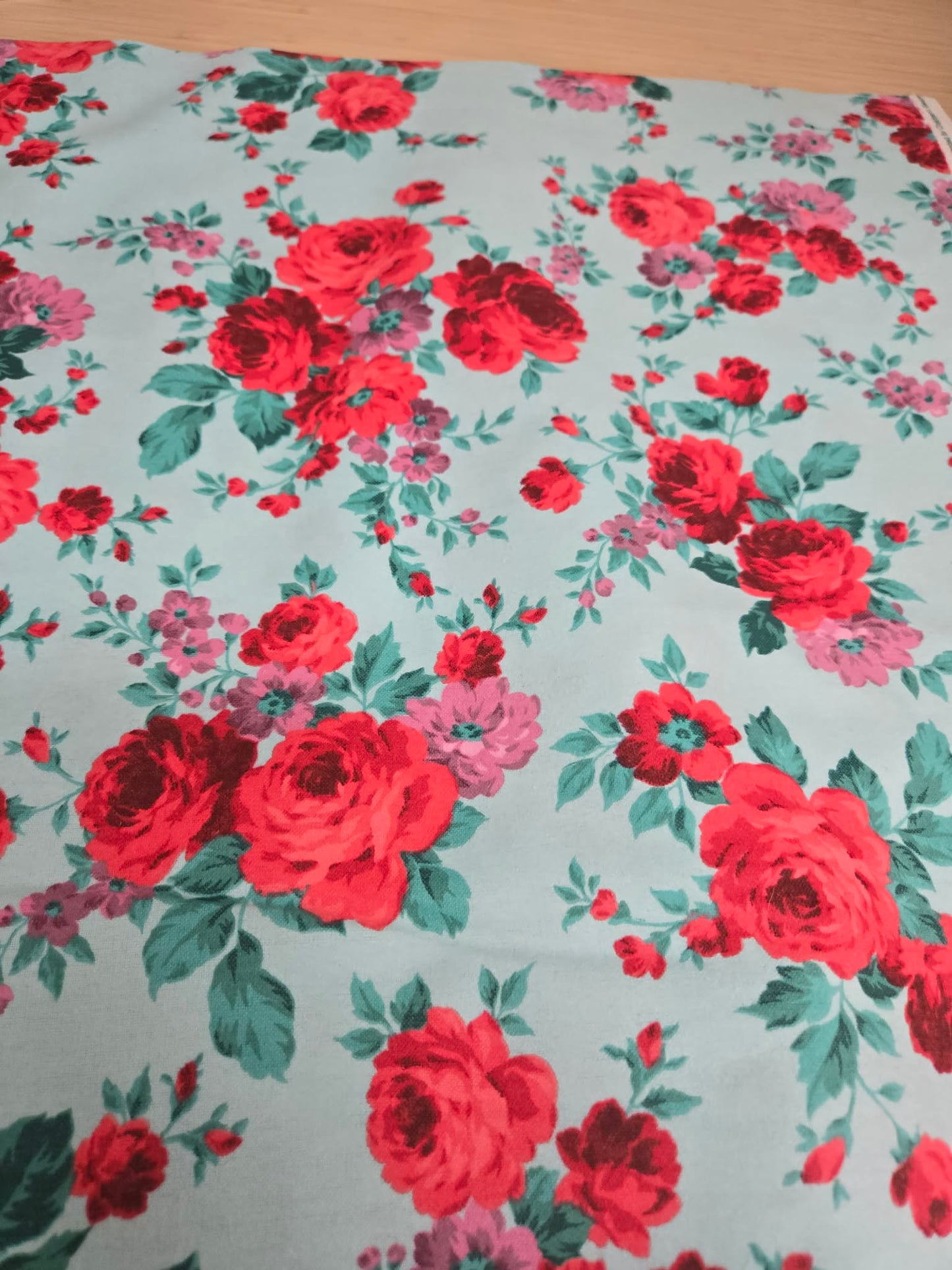 Cloth Napkins | PREORDER Traditional Roses on Blue