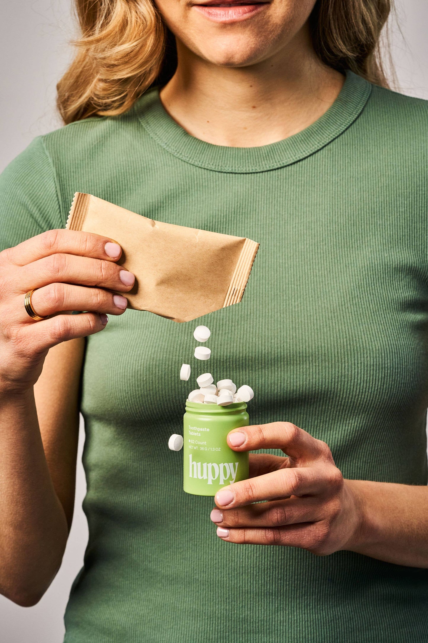 Huppy Toothpaste Tablets Peppermint