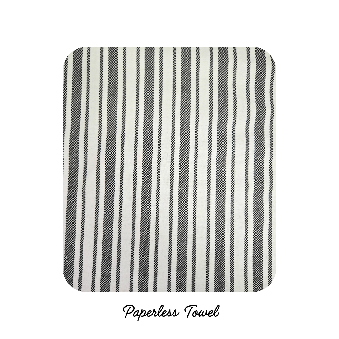 NEW! Reusable Paper less Towels - Kitchen Stripes (PREORDER)