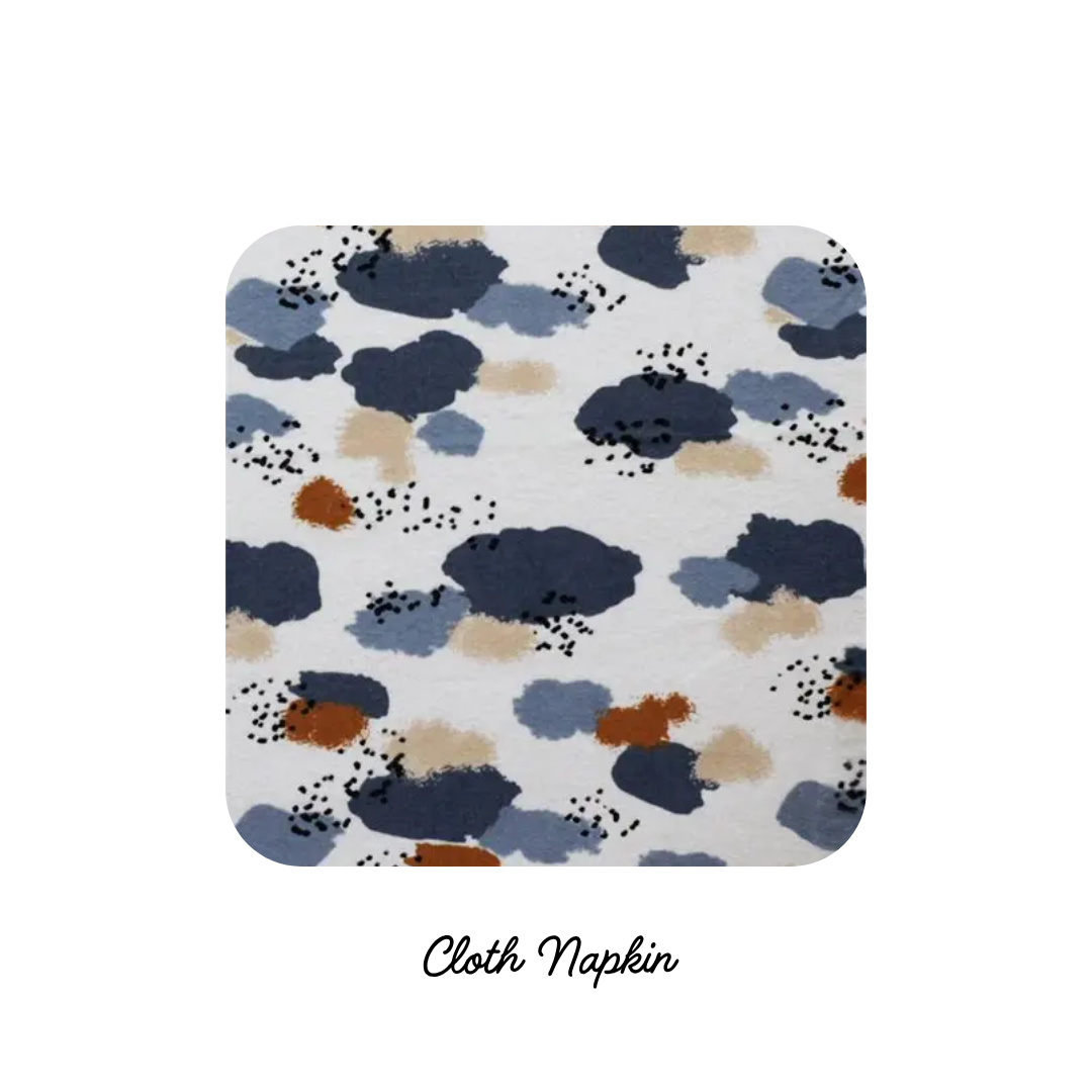 Cloth Napkins -- Modern Painted Specks (Preorder)