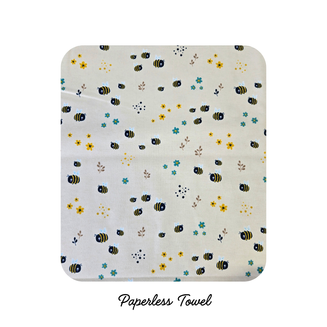 NEW! Reusable Paper less Towels - Bumblebees (PREORDER)