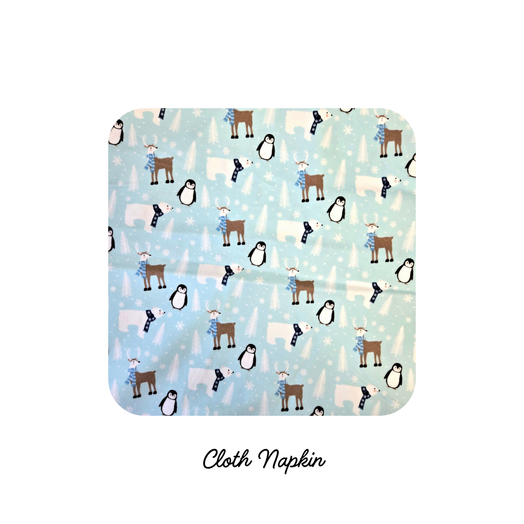 Cloth Napkins - Polar Animals