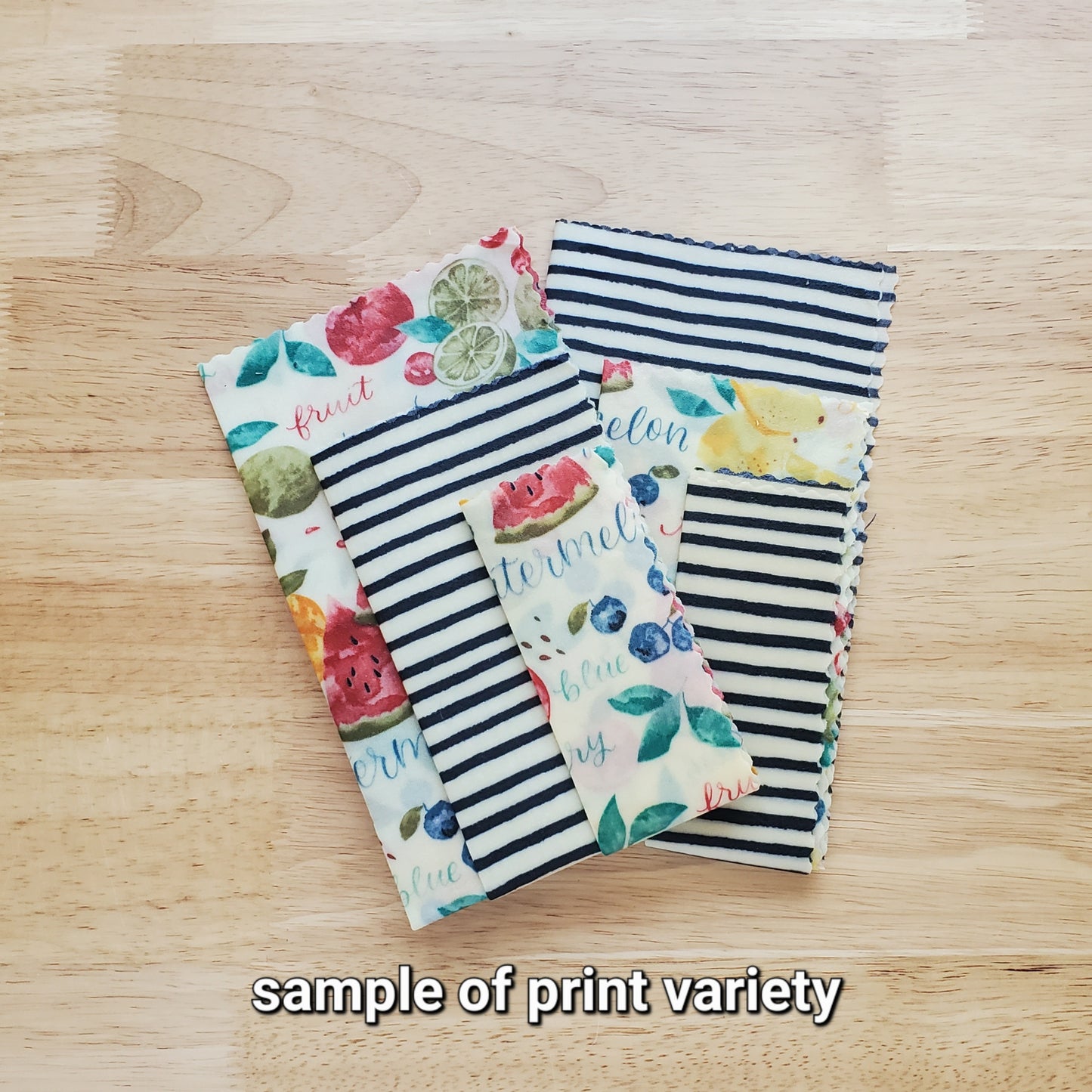 Beeswax Food Wraps - 3 Pack