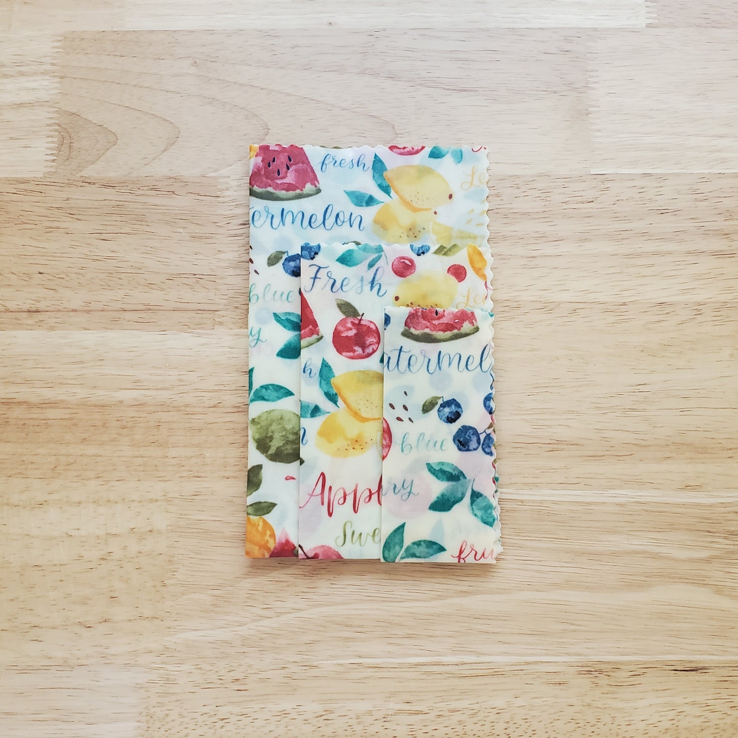 Beeswax Food Wraps - 3 Pack