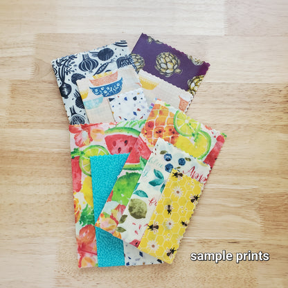 Beeswax Food Wraps - 3 Pack