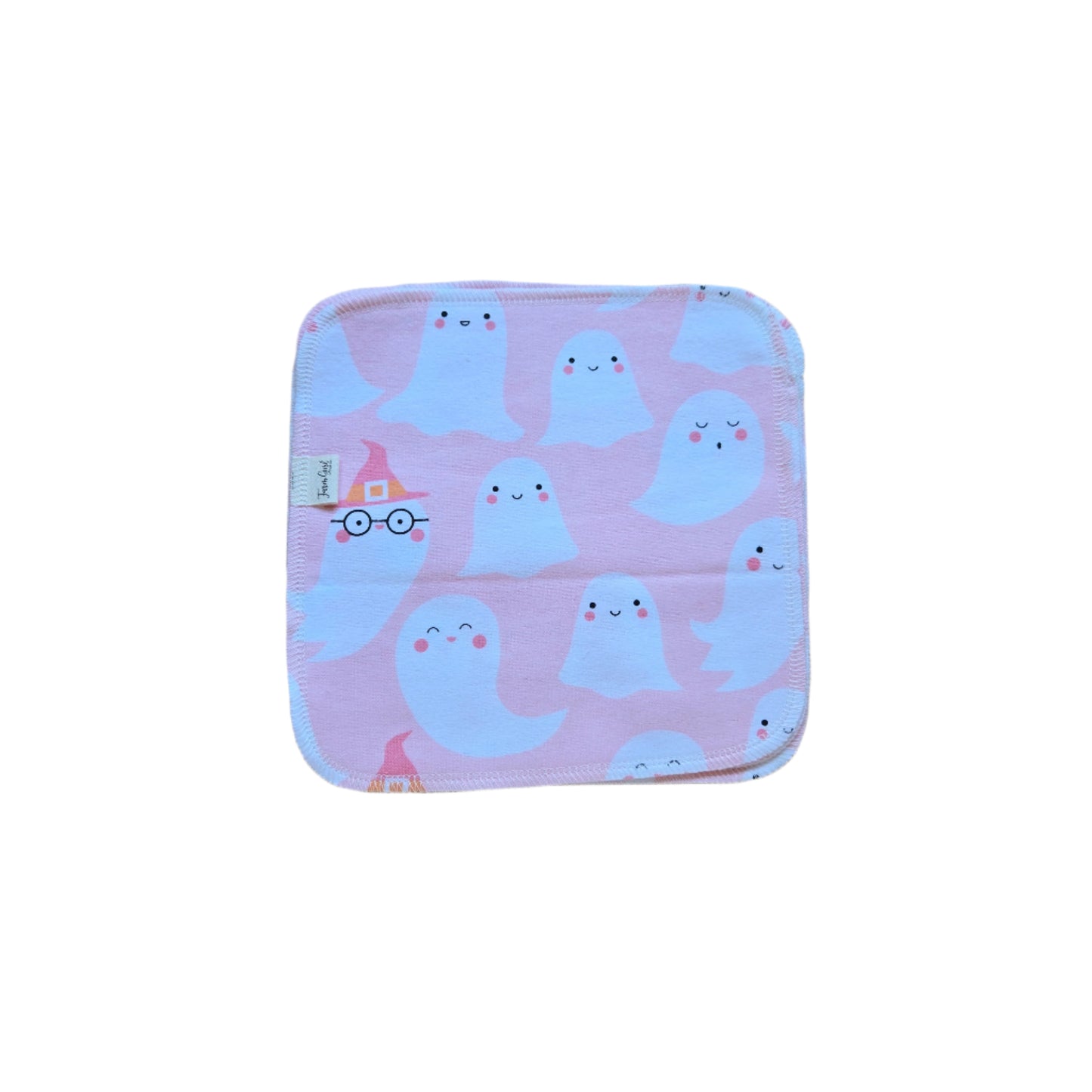 Cloth Napkins | Ghosts on pink