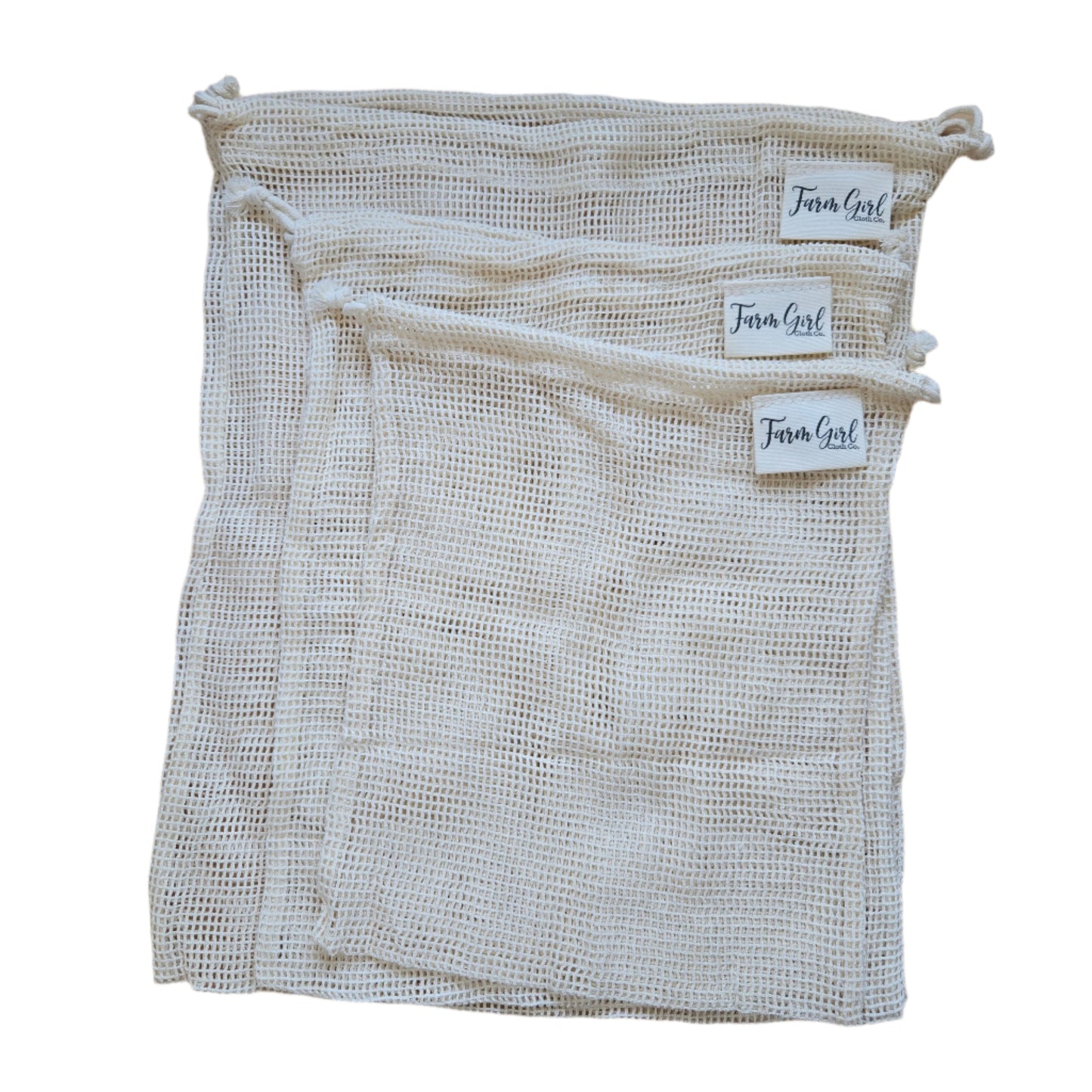 Cotton Mesh Produce Bags