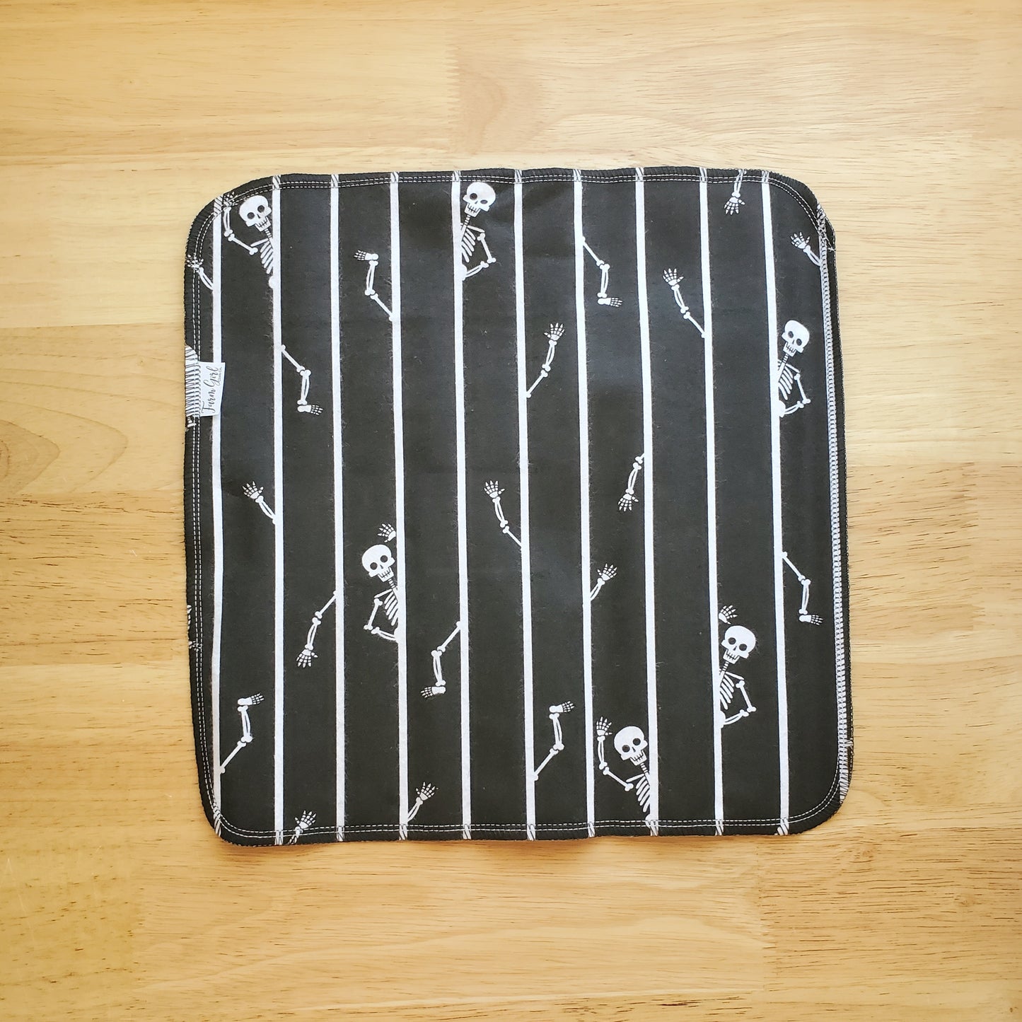 Cloth Napkins | Skeleton Stripe