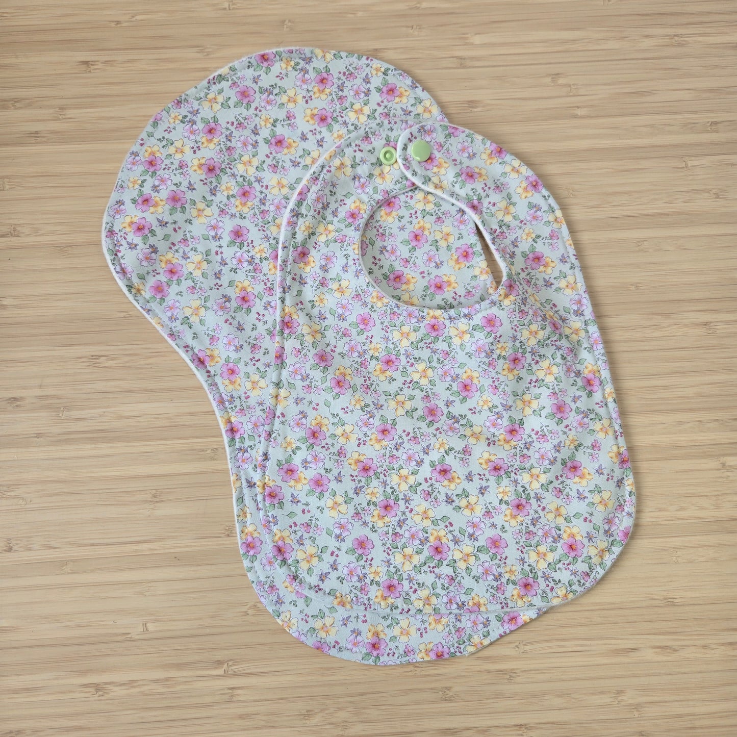 Baby Bib + Burp Cloth Set with Organic Hemp Fleece (custom order only)