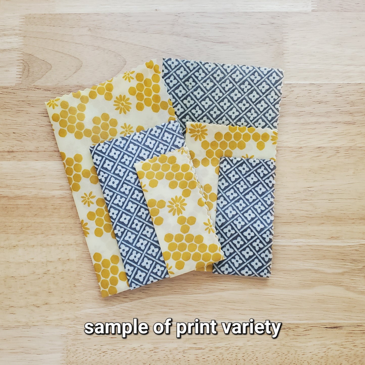 Beeswax Food Wraps - 3 Pack