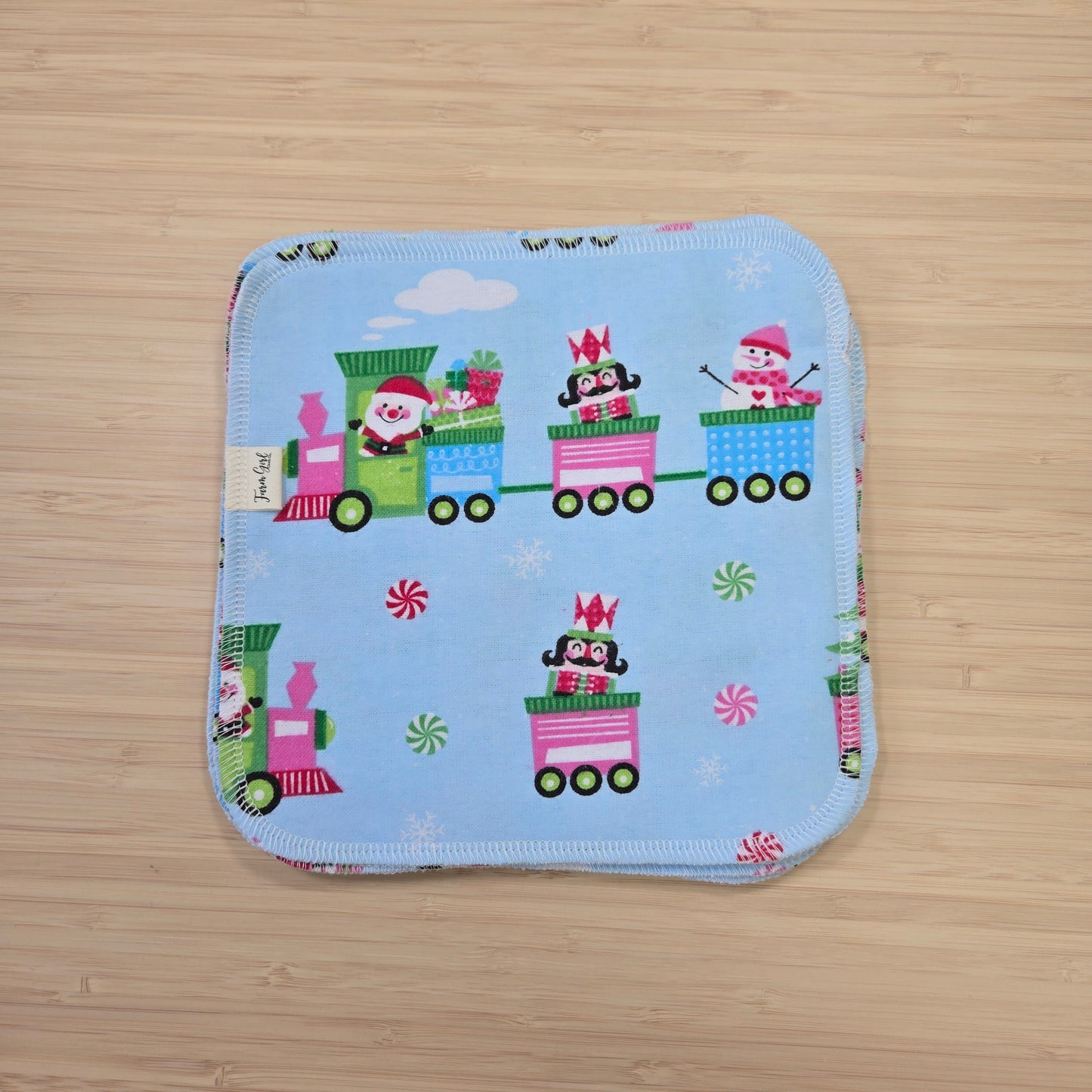 Cloth Napkins | Santa Train