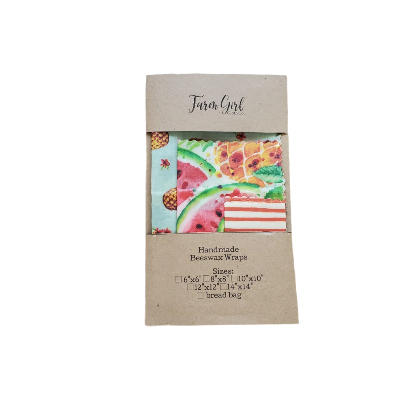Beeswax Food Wraps - 3 Pack