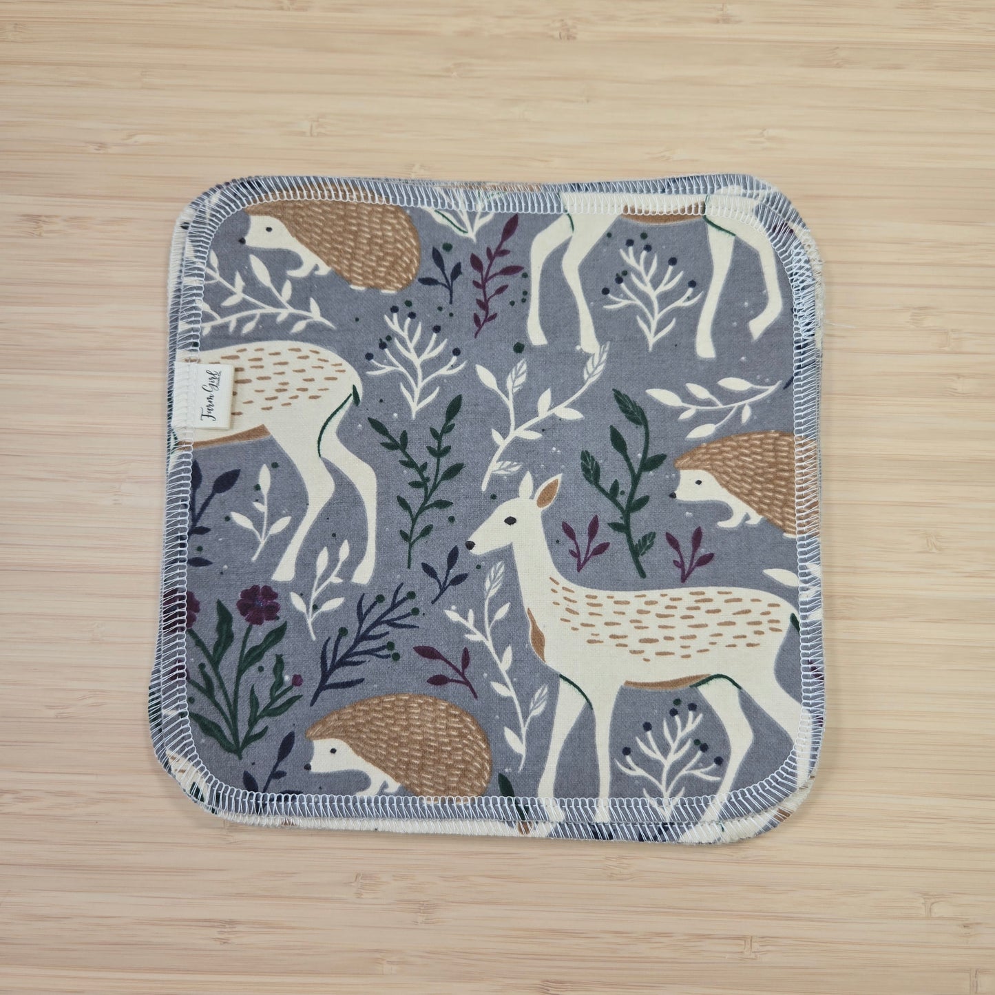 Cloth Napkins | Hedgehogs and Deer