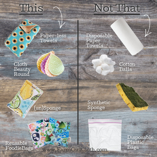 This, Not That - Zero Waste Alternatives to Disposable