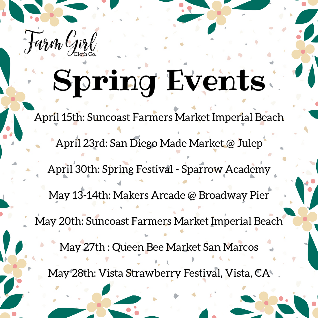 Spring Events 2023