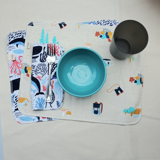 Eco Friendly Washable Placemat Set of 2