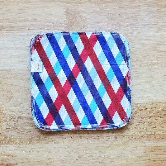 Cloth Napkins | Red White and Blue Stripes