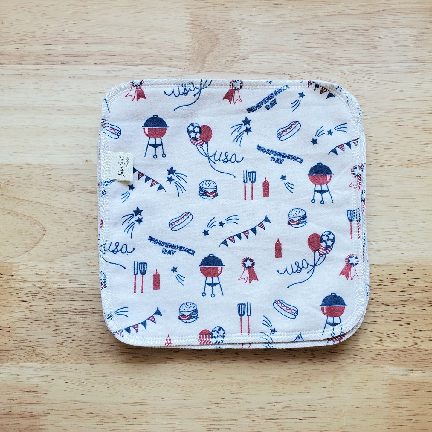 Cloth Napkins | Independence Day