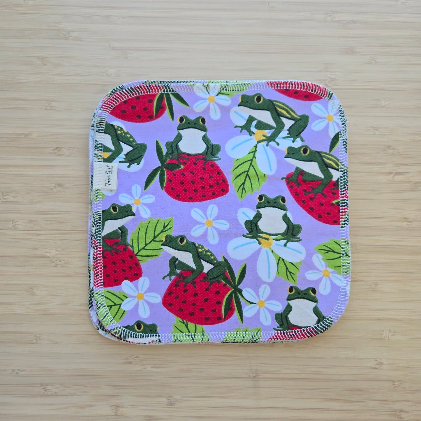 Cloth Napkins | Frogs and Berries