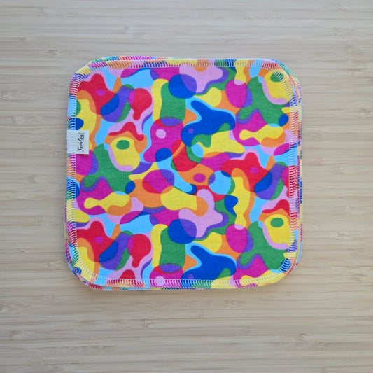 Cloth Napkins | Rainbow Swirl