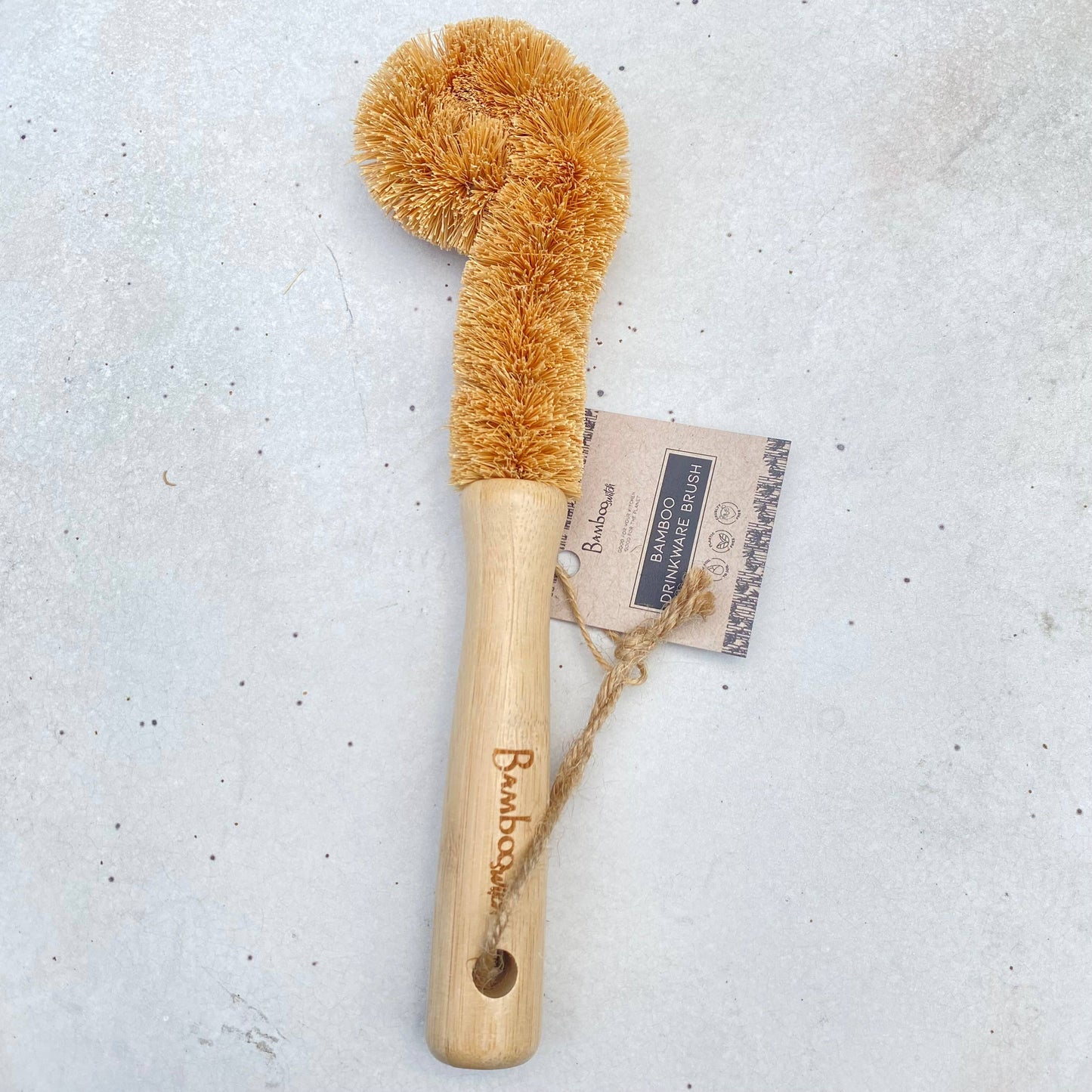 Bamboo Glassware Scrub Brush