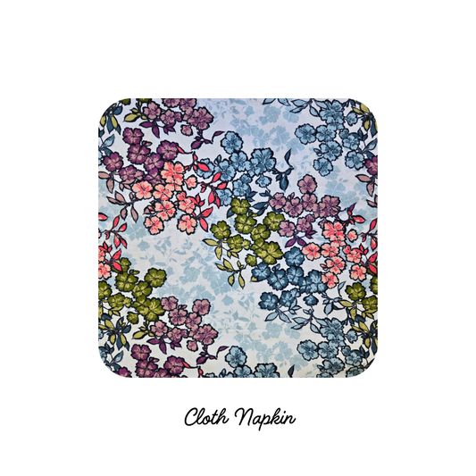 Cloth Napkins -- Floral Burst (Preorder)