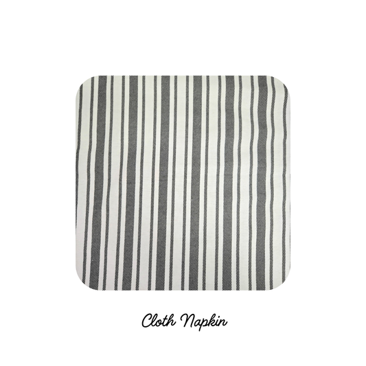 Cloth Napkins - Kitchen Stripes (Preorder)