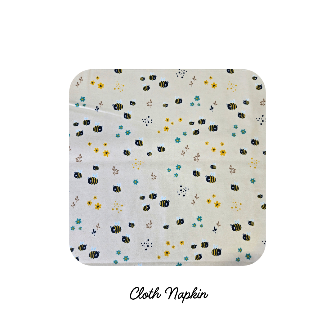 Cloth Napkins - Bumblebees (Preorder)