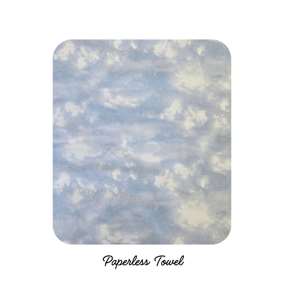 NEW! Reusable Paper less Towels - Clouds (PREORDER)