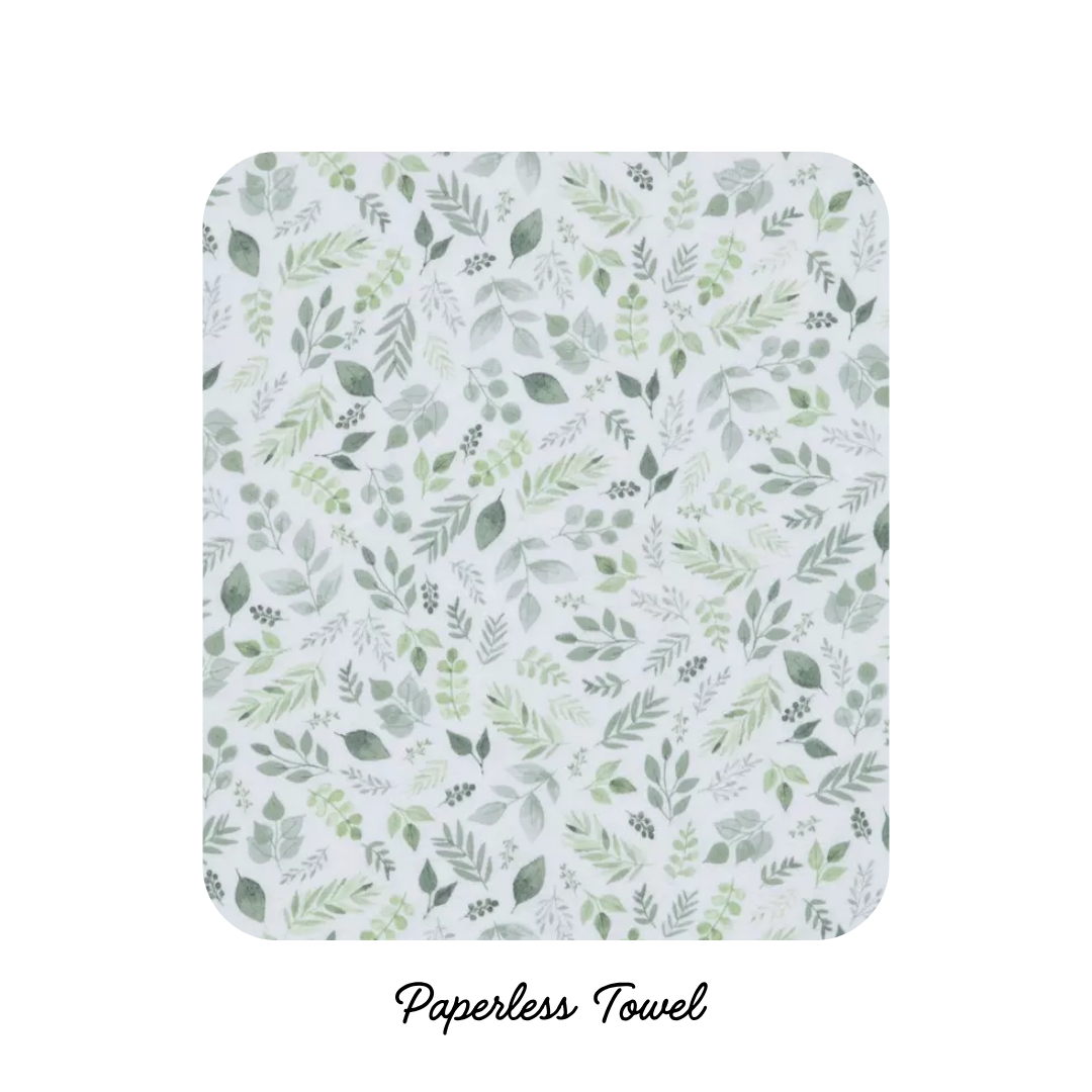 NEW! Reusable Paper less Towels -- Eucalyptus