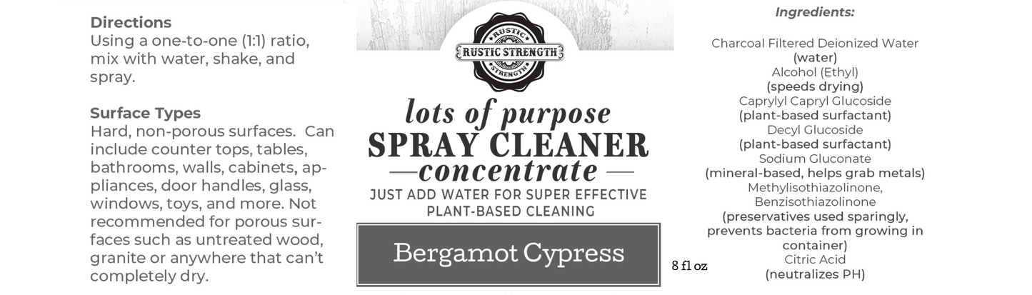 Rustic Strength All Purpose Spray Cleaner