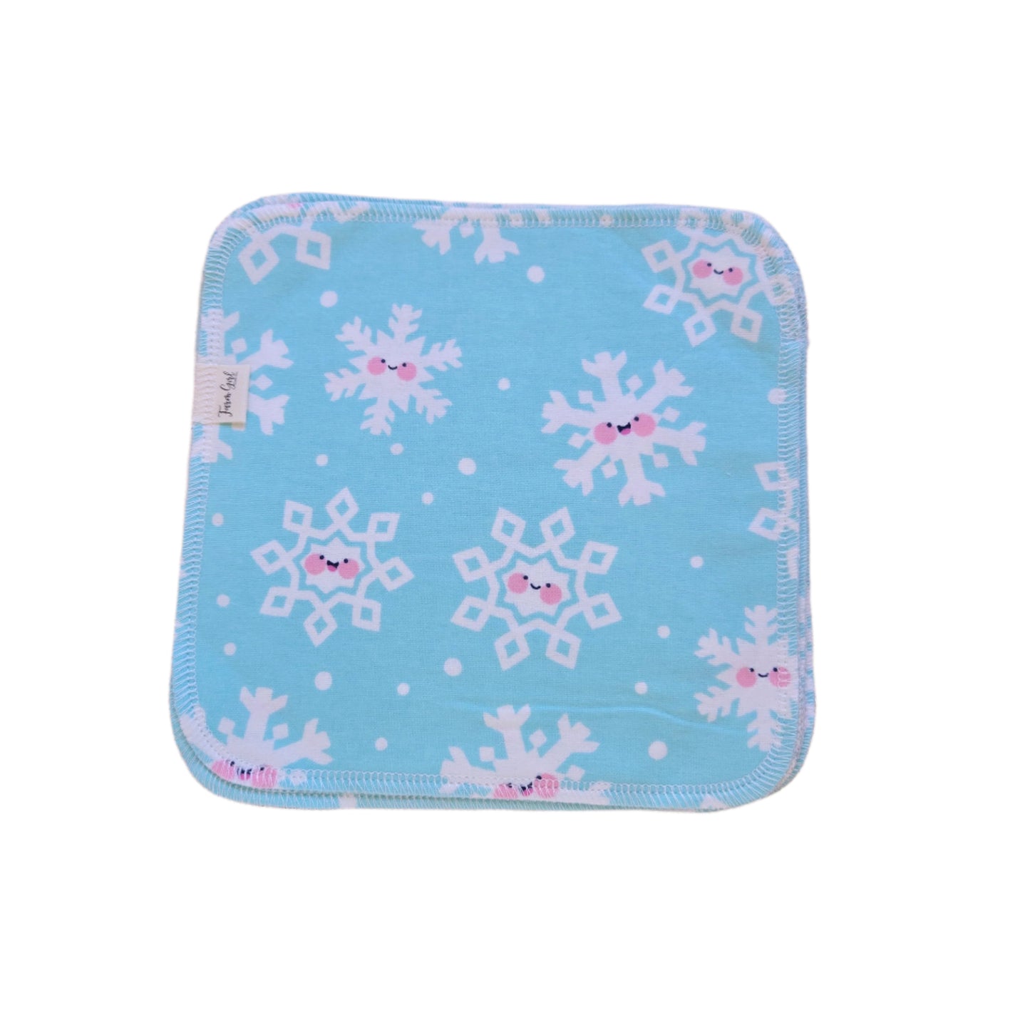 Cloth Napkins | Happy Snowflakes