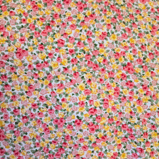 Paperless Reusable Towels | Tiny Flowers Pink