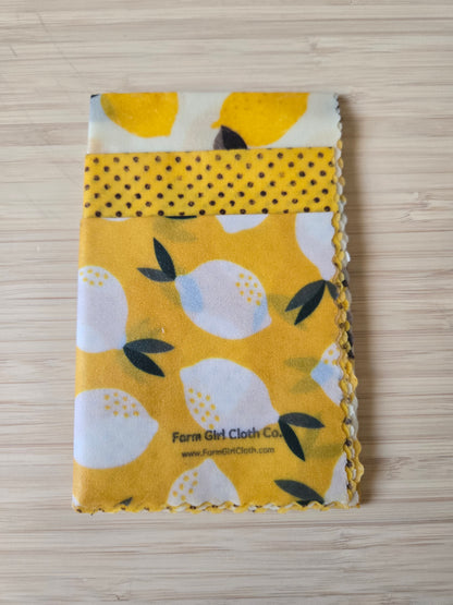 Beeswax Food Wraps - 3 Pack