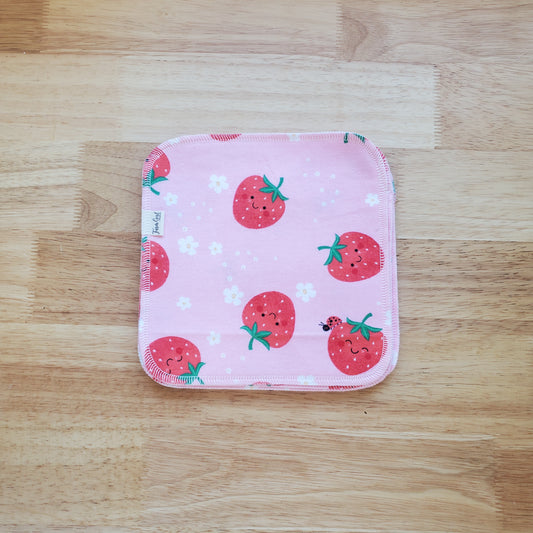 Cloth Napkins | Strawberry Blossoms