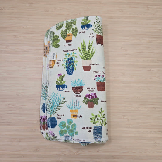 Paperless Reusable Towels | Potted Houseplants