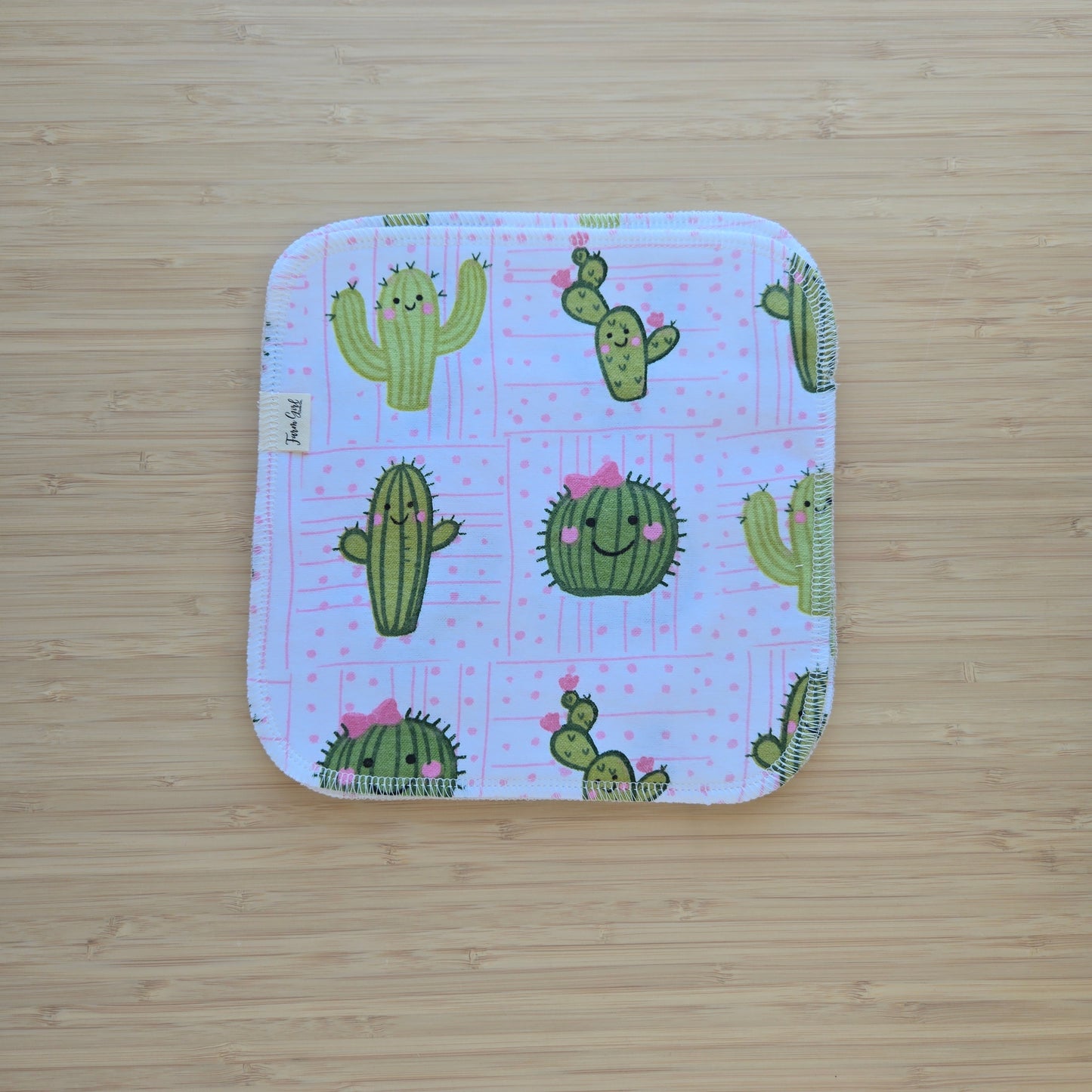 Cloth Napkins | Smiley Cactus