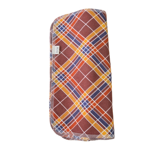Paperless Reusable Towels | Fall Brown Tartan Plaid