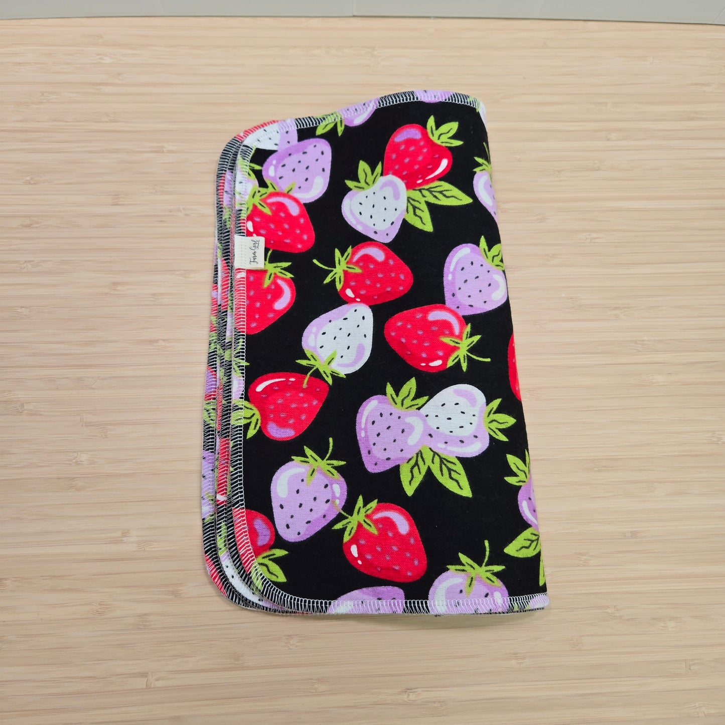 Paperless Reusable Towels | Dark Strawberries