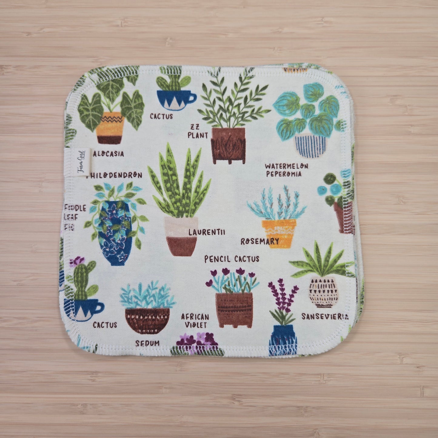 Cloth Napkins | Potted Houseplants