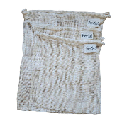 Cotton Mesh Produce Bags