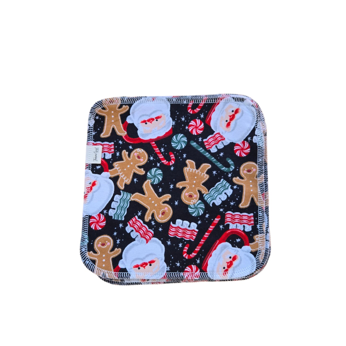 Cloth Napkins | Santa Mugs