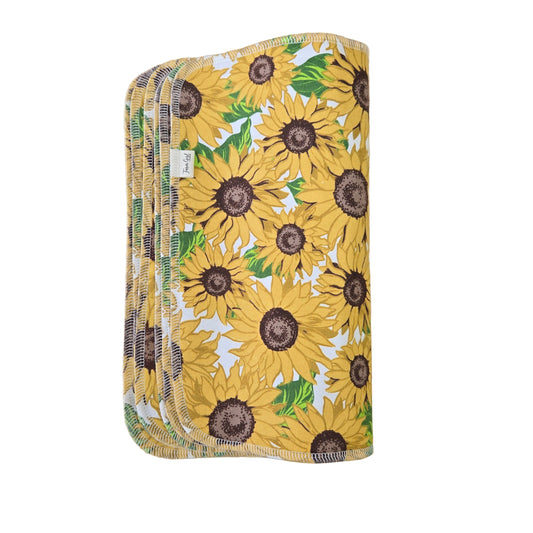 Paperless Reusable Towels | Sunflowers