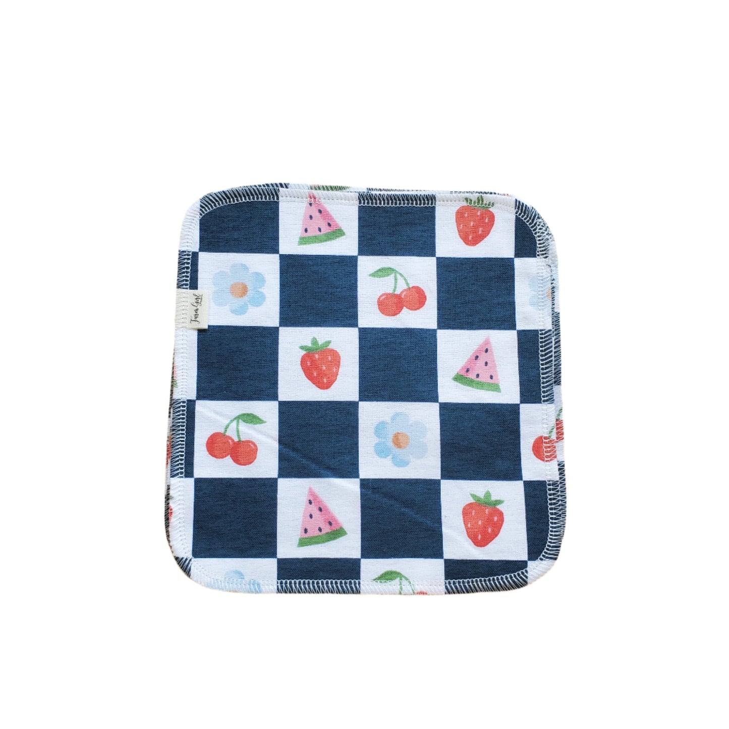Cloth Napkins | Fruit Checkers