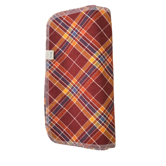 Paperless Reusable Towels | Fall Brown Red Plaid