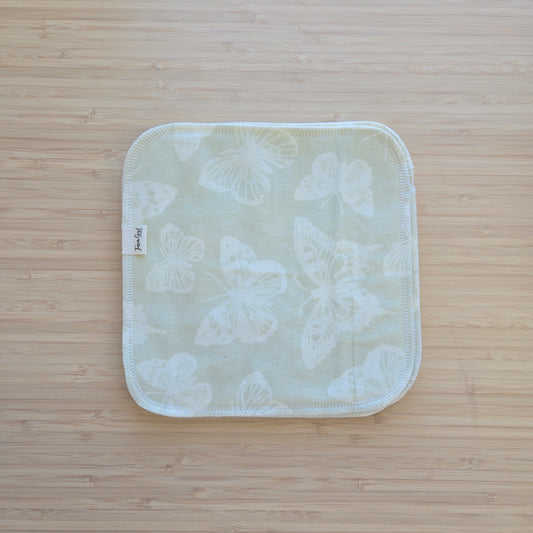 Cloth Napkins | Butterflies on Sage