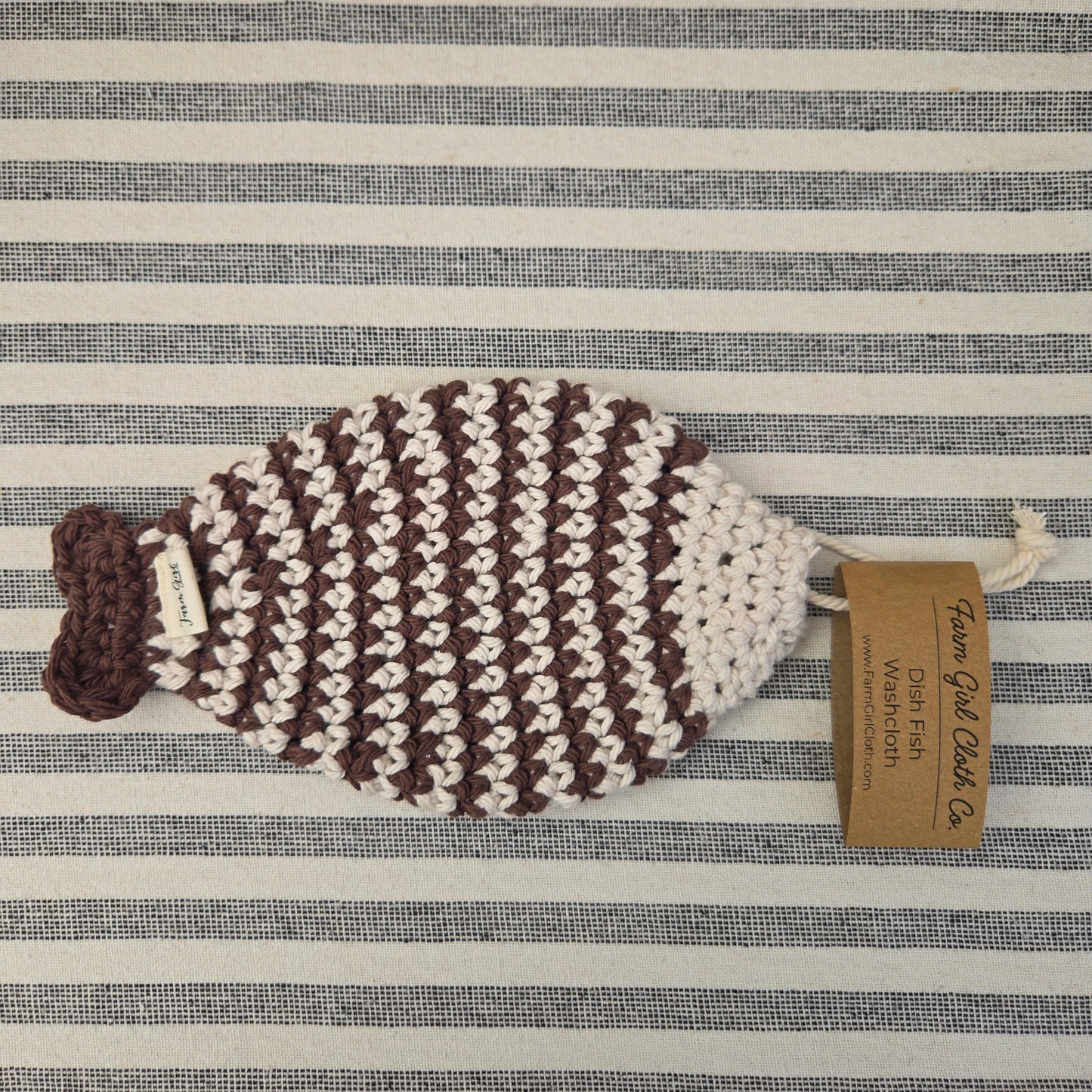 Dish Fish Washcloth Tawashi
