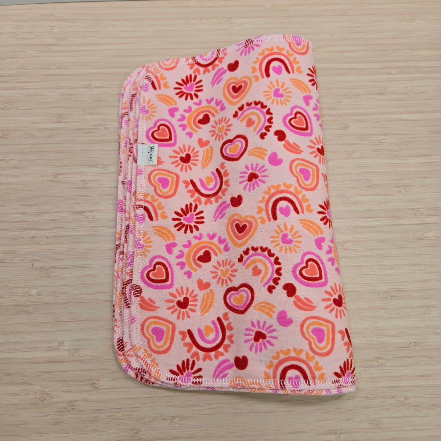 Paperless Reusable Towels | Rainbows and Hearts