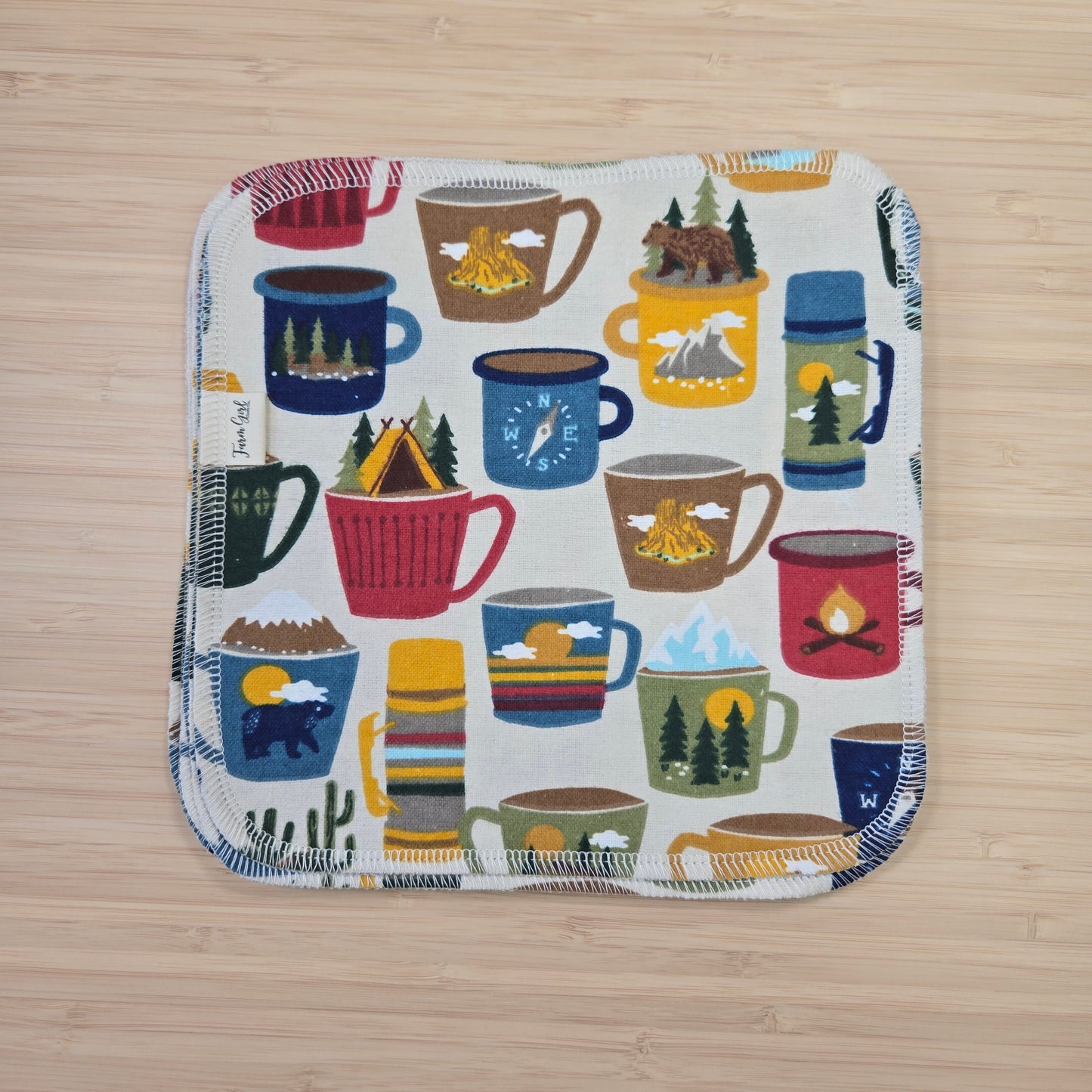 Cloth Napkins | Adventure Mugs